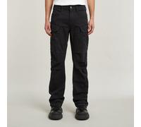 G Star Raw Mens G-Star RAW 3D Regular Straight Cargo Pants - Black Cotton - Size 30W/34L