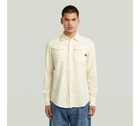 G Star Raw Mens G-Star RAW Arc 3D Slim Shirt - White Cotton - Size X-Large