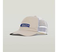 G Star Raw Mens G-Star RAW Avernus Trucker Cap - Beige Cotton - One Size