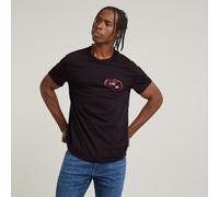 G Star Raw Mens G-Star RAW Carabiner Logo T-Shirt - Black Cotton - Size Medium