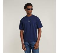 G Star Raw Mens G-Star RAW Center Chest Boxy T-Shirt - Navy Cotton - Size X-Small