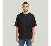G Star Raw Mens G-Star RAW Center Chest Logo Loose Boxy T-Shirt - Black Cotton - Size 2XS