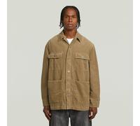 G Star Raw Mens G-Star RAW Chore Jacket - Beige Cotton - Size X-Large