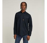 G Star Raw Mens G-Star RAW CPO Regular Shirt - Navy Cotton - Size X-Small