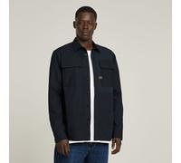 G Star Raw Mens G-Star RAW CPO Utility Regular Shirt - Navy Cotton - Size Small