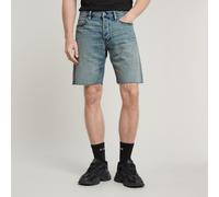 G Star Raw Mens G-Star RAW Dakota Denim Shorts Raw Edge - Navy Leather - Size 32 (Waist)
