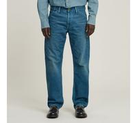 G Star Raw Mens G-Star RAW Dakota Logger Regular Straight Jeans - Navy - Size 28W/30L