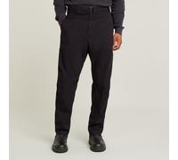 G Star Raw Mens G-Star RAW Fatigue Pants Relaxed Tapered - Black Cotton - Size 28 (Waist)