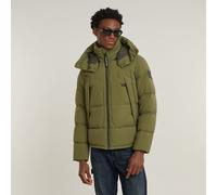 G Star Raw Mens G-Star RAW G- Whistler Padded Hooded Jacket 2.0 - Green - Size X-Large