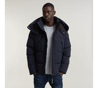 G Star Raw Mens G-Star RAW G- Whistler Padded Hooded Jacket 2.0 - Navy - Size X-Large