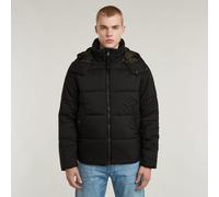 G Star Raw Mens G-Star RAW G-Whistler Padded Hooded Jacket - Black - Size Small