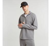 G Star Raw Mens G-Star RAW Motion Half Zip Tweeter - Grey - Size Large