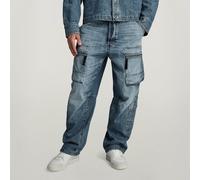 G Star Raw Mens G-Star RAW Multi Pocket Cargo Relaxed Jeans - Navy Cotton - Size 27W/32L
