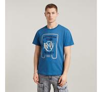 G Star Raw Mens G-Star RAW Multicolor Graphic T-Shirt - Navy Cotton - Size Small