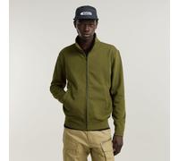 G Star Raw Mens G-Star RAW Nifous Zip Thru Sweater - Green Cotton - Size X-Small