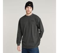 G Star Raw Mens G-Star RAW Pigment Dye Loose T-Shirt - Black Cotton - Size 2XS