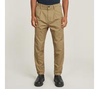 G Star Raw Mens G-Star RAW Pleated Chino Relaxed Tapered - Beige - Size 30W/32L