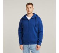 G Star Raw Mens G-Star RAW Premium Core Zip Thru Hoodie - Navy Cotton - Size Small