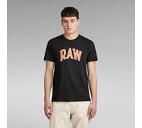 G Star Raw Mens G-Star RAW Puff RAW Graphic T-Shirt - Black Cotton - Size Medium