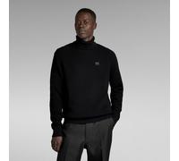 G Star Raw Mens G-Star RAW Pullover Turtle Knitted - Black Cotton - Size Medium