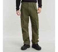 G Star Raw Mens G-Star RAW R-3N Regular Straight Cargo Pants - Green Cotton - Size 28W/30L