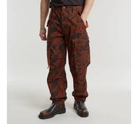 G Star Raw Mens G-Star RAW R-3N Regular Straight Cargo Pants - Multicolour Cotton - Size 34W/36L