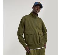 G Star Raw Mens G-Star RAW Rovic Skipper Loose Sweater - Green Cotton - Size Small
