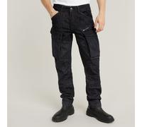 G Star Raw Mens G-Star RAW Rovic Zip 3D Regular Tapered Denim Jeans - Black Cotton - Size 29W/30L