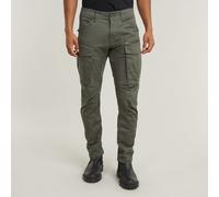 G Star Raw Mens G-Star RAW Rovic Zip 3D Straight Tapered Pants - Grey Cotton - Size 26W/30L