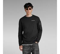 G Star Raw Mens G-Star RAW Sleeve Pocket Relaxed Tweeter - Black Cotton - Size 2XS