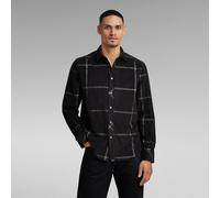 G Star Raw Mens G-Star RAW Stalt 2.0 Regular Shirt - Black Cotton - Size Medium