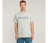G Star Raw Mens G-Star RAW Symbols Print Loose T-Shirt - Grey Cotton - Size X-Large