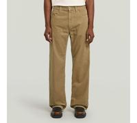 G Star Raw Mens G-Star RAW Type 96 Loose Pants - Beige Cotton - Size 34W/32L