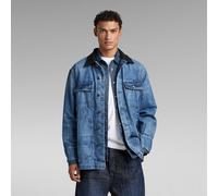 G Star Raw Mens G-Star RAW Unisex Chore Evergreen Jacket - Navy Cotton - Size X-Large