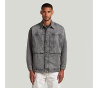 G Star Raw Mens G-Star RAW Unisex US Navy Shanorak - Grey Cotton - Size X-Large