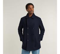 G Star Raw Mens G-Star RAW Wool Peacoat - Navy - Size Medium