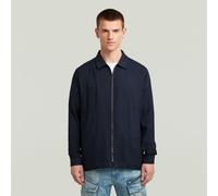 G Star Raw Mens G-Star RAW Zip Jacket - Navy Viscose - Size Large