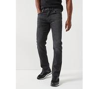 G-Star RAW Mosa Straight Fit Jeans - Black, Black, Size 36R, Men Black