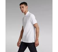 G-Star Raw Polo Shirt Mens Dunda Organic Cotton Slim Size XL RRP £65 BNWT White