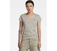 G-Star RAW Short Sleeve V-Neck T-Shirt Shamrock Stripe