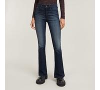 G Star Raw Womens G-Star RAW 3301 Flare Jeans - Navy - Size 26W/32L