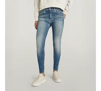 G Star Raw Womens G-Star RAW 3301 Skinny Jeans - Blue Cotton - Size 25W/32L