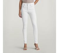 G Star Raw Womens G-Star RAW 3301 Skinny Jeans - White Cotton - Size 25W/32L