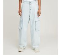 G Star Raw Womens G-Star RAW Balloon Cargo Jeans - Blue - Size 28W/32L