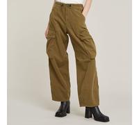 G Star Raw Womens G-Star RAW Balloon Cargo Pants - Green Cotton - Size 32W/32L