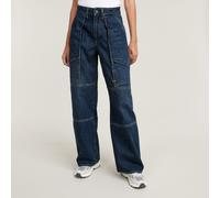 G Star Raw Womens G-Star RAW Barrel Utility High Loose Jeans - Navy - Size 25W/32L