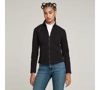 G Star Raw Womens G-Star RAW Biker Jacket - Black Cotton - Size X-Small