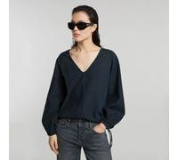 G Star Raw Womens G-Star RAW Cocoon Blouse - Navy Cotton - Size 2XS