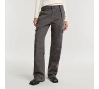 G Star Raw Womens G-Star RAW Combat Trousers - Grey Cotton - Size 33W/32L