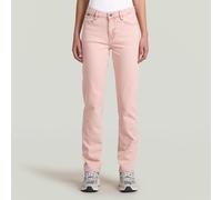 G Star Raw Womens G-Star RAW Iggie Straight Jeans - Pink Cotton - Size 28W/32L
